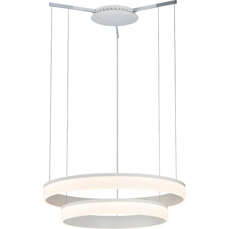 Best Price Halo 2 Light 32 inch Chrome Pendant Ceiling Light