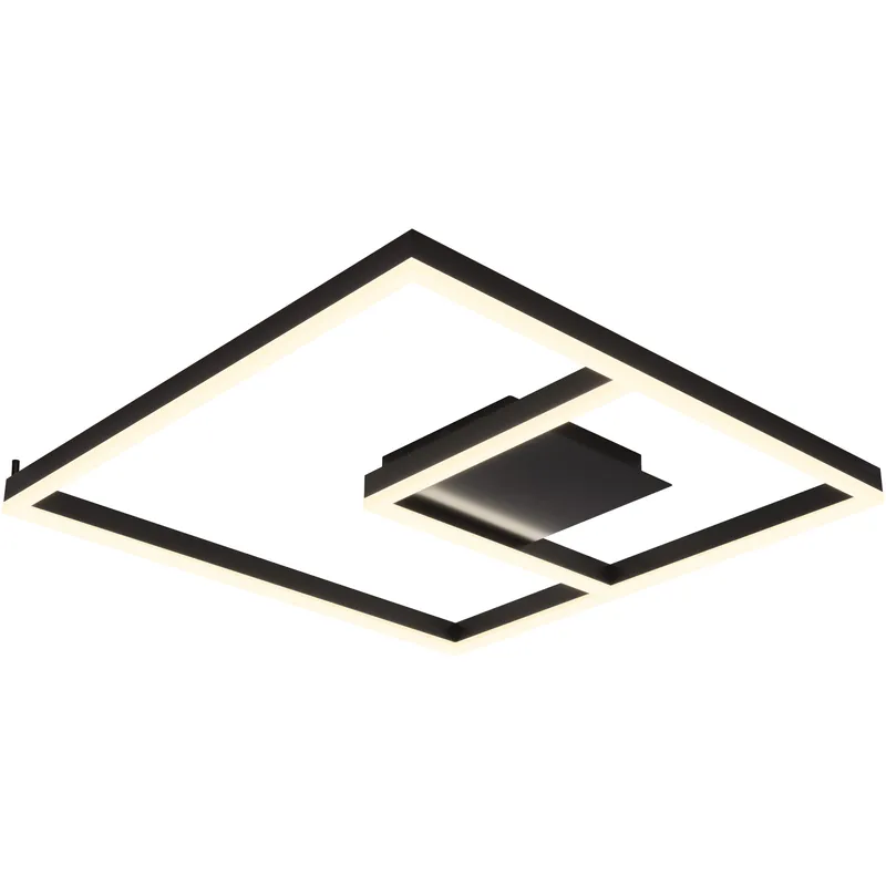 Symmetry LED 23.6 inch Satin Dark Gray Semi-Flush Mount Ceiling Light Price Drop