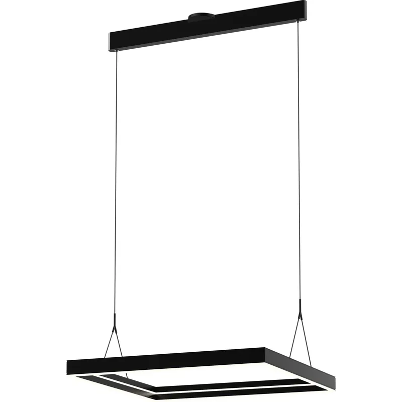 Athena 26 inch Satin Brushed Black Pendant Ceiling Light Mega Sale