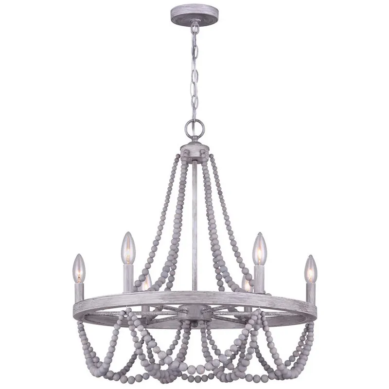 Best Price Madison 6 Light 23 inch Gray Chandelier Ceiling Light