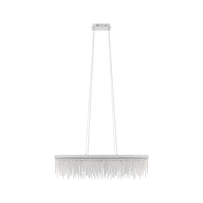 Save Now Antelao LED 45.25 inch Chrome Linear Chandelier Ceiling Light