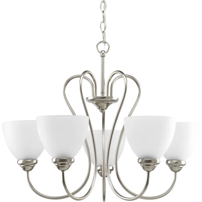 Bulk Order Tavita 5 Light 26 inch Brushed Nickel Chandelier Ceiling Light