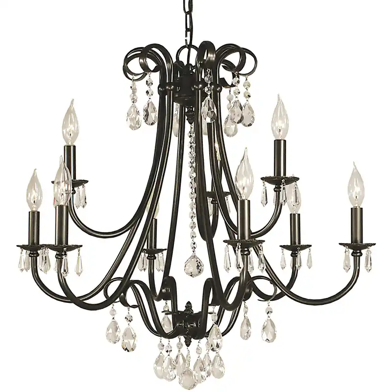 Liebestraum 9 Light 27 inch Brushed Nickel Dining Chandelier Ceiling Light Get Yours