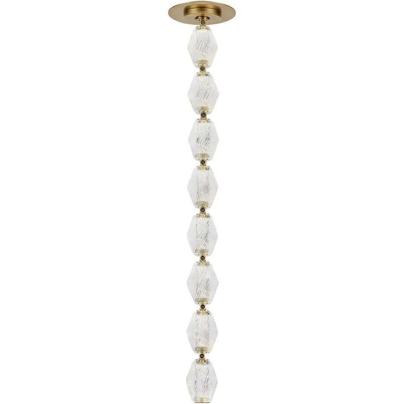 Sale Sean Lavin Collier LED Natural Brass Pendant Ceiling Light, Integrated LED
