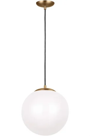 Abington LED 14 inch Satin Brass Pendant Ceiling Light Buy Today