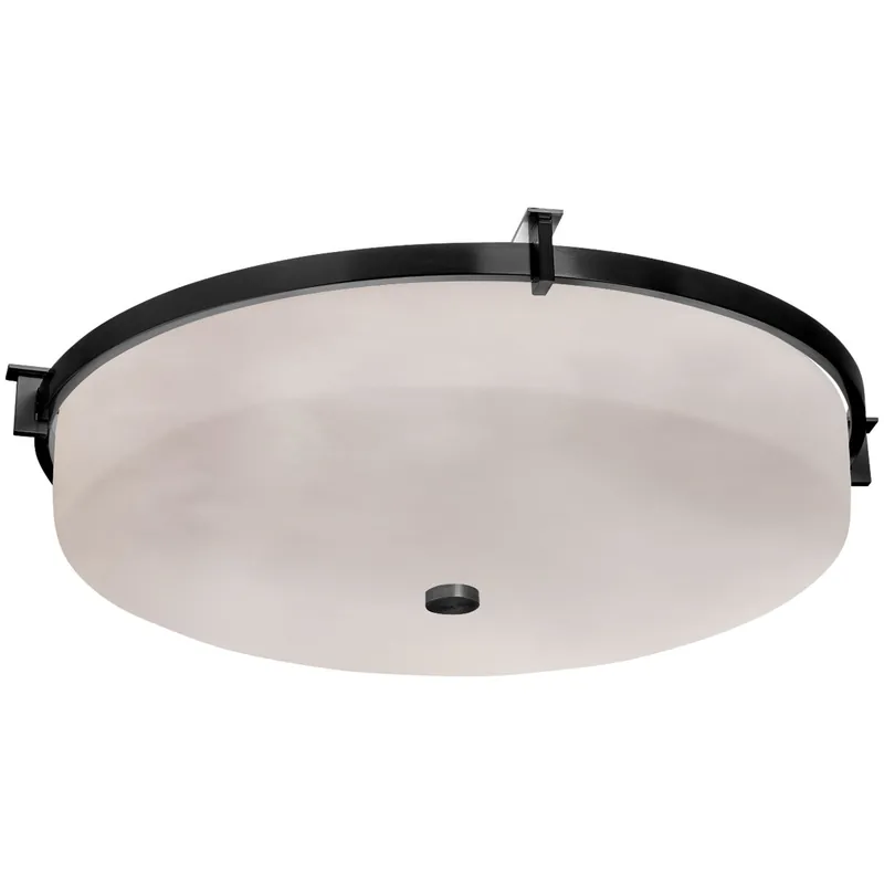 Limited Edition Clouds LED 21 inch Matte Black Flush-Mount Ceiling Light