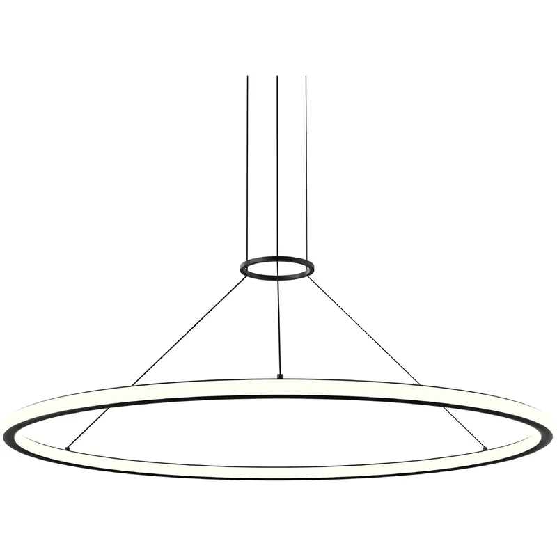 Luna LED 50 inch Satin Black Pendant Ceiling Light Sale