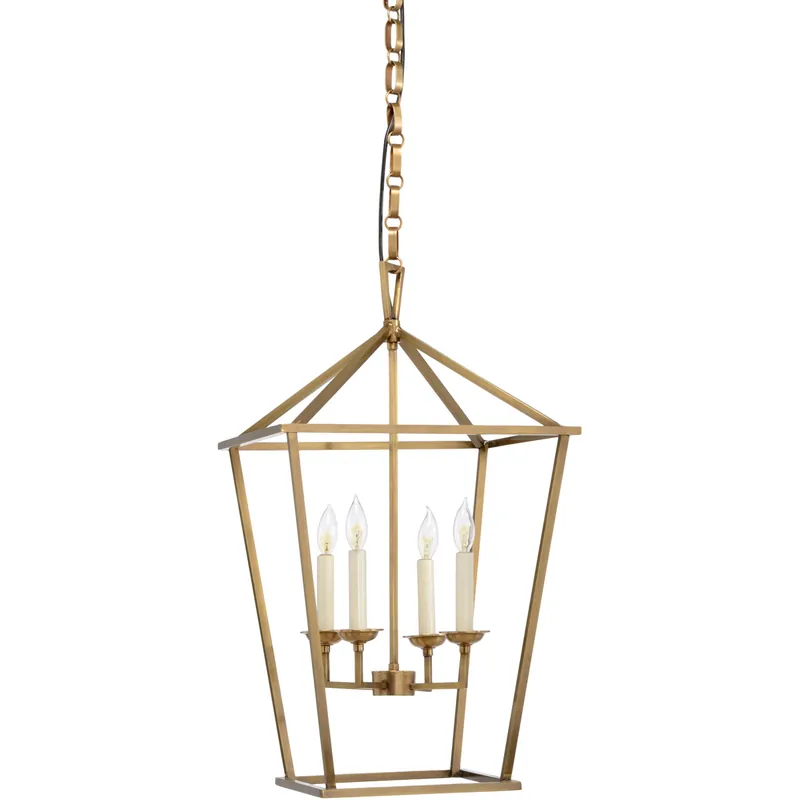 Wildwood 4 Light 17 inch Antique Brass Pendant Ceiling Light Today Only