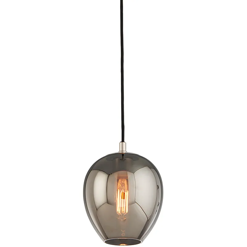Deal Newland 1 Light 7 inch Carbide Black and Polished Nickel Pendant Ceiling Light