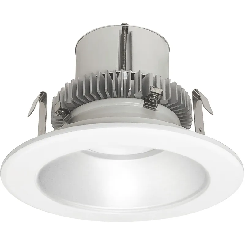 Cobalt Click Haze/Matte Powder White Recessed Reflector, Retrofit Don’t Miss Out