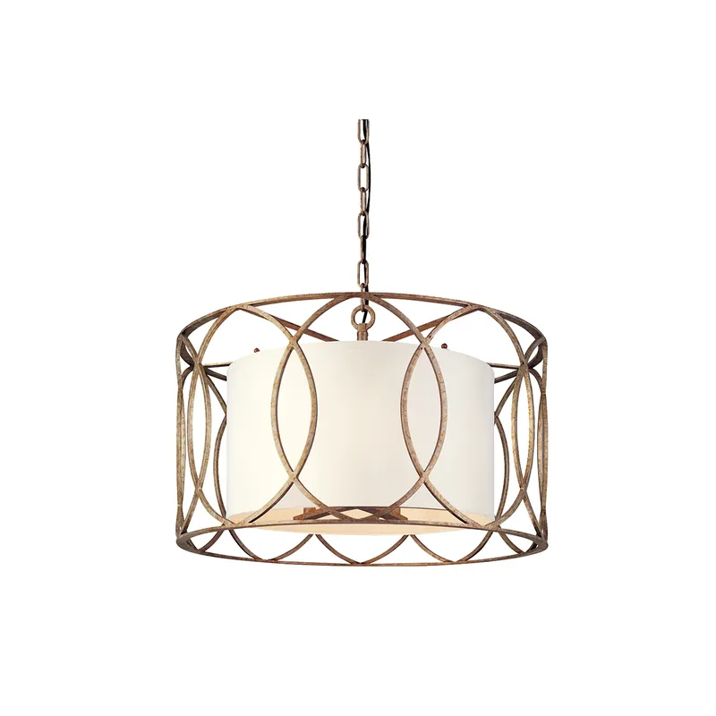 Earth 5 Light 25 inch Silver Gold Chandelier Ceiling Light Mega Sale