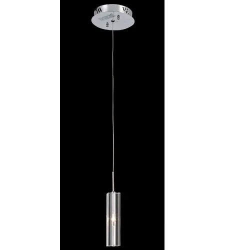 Modern 1 Light 48 inch Polished Chrome Pendant Ceiling Light Holiday Sale