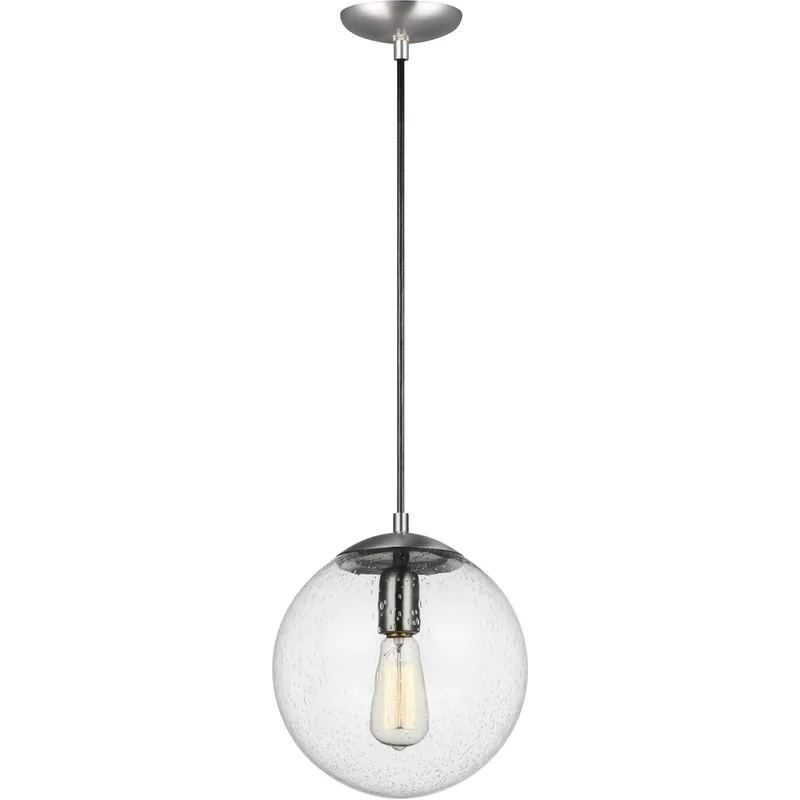 Abington 1 Light 10 inch Satin Aluminum Pendant Ceiling Light Genuine