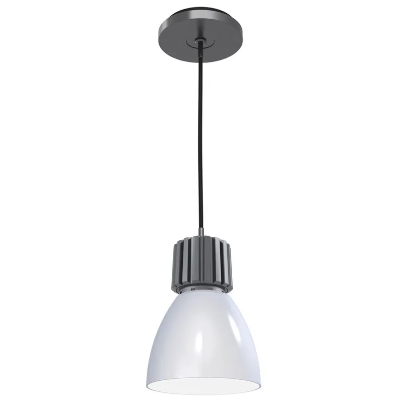 Architectural LED 5 inch Grey Powder Coated Pendant Ceiling Light in Architectural White Warranty Included