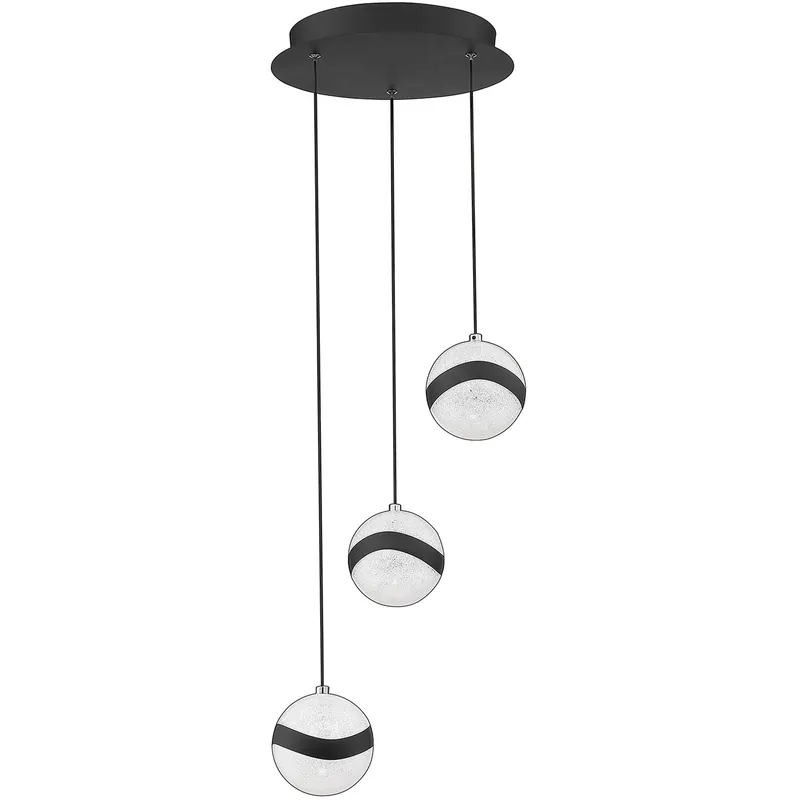 Mystyke LED 13.5 inch Matte Black LED Pan Ceiling Light Limited Edition