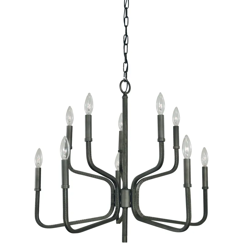 Wholesale Heidleberg 10 Light 28 inch Iron Dining Chandelier Ceiling Light