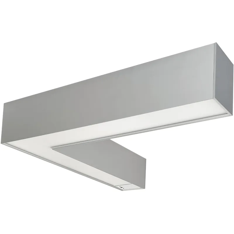 L-Line LED 3.13 inch Aluminum LED Indirect/Direct Linear Ceiling Light, L-Shaped, Selectable CCT Discount