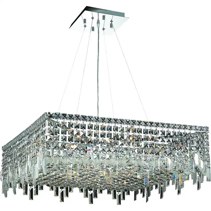 Maxime 12 Light 28 inch Chrome Dining Chandelier Ceiling Light in Royal Cut Bulk Order