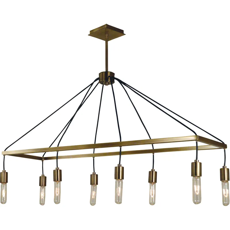 Big Sale Celestial 8 Light 40 inch Antique Brass Island Chandelier Ceiling Light