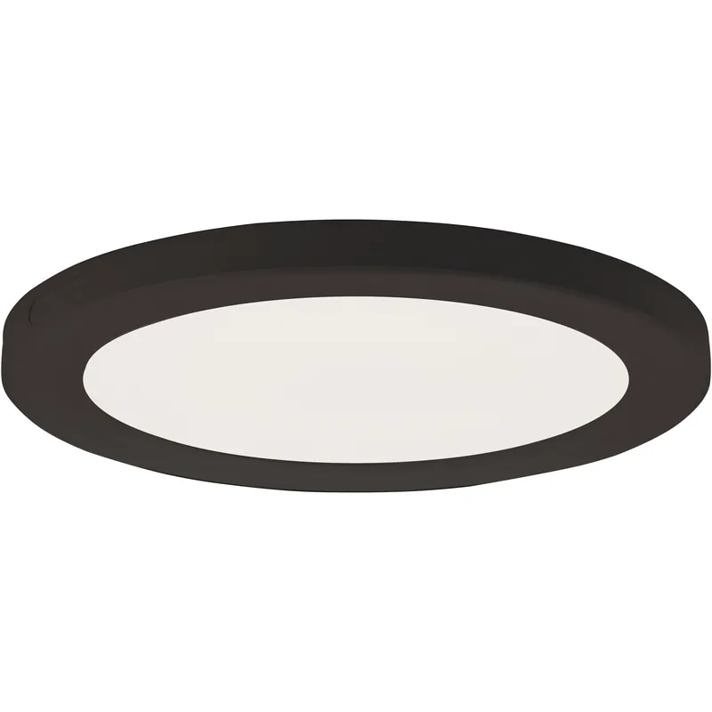 Trix LED 9 inch Black Flushmount Ceiling Light Money Back Guarantee