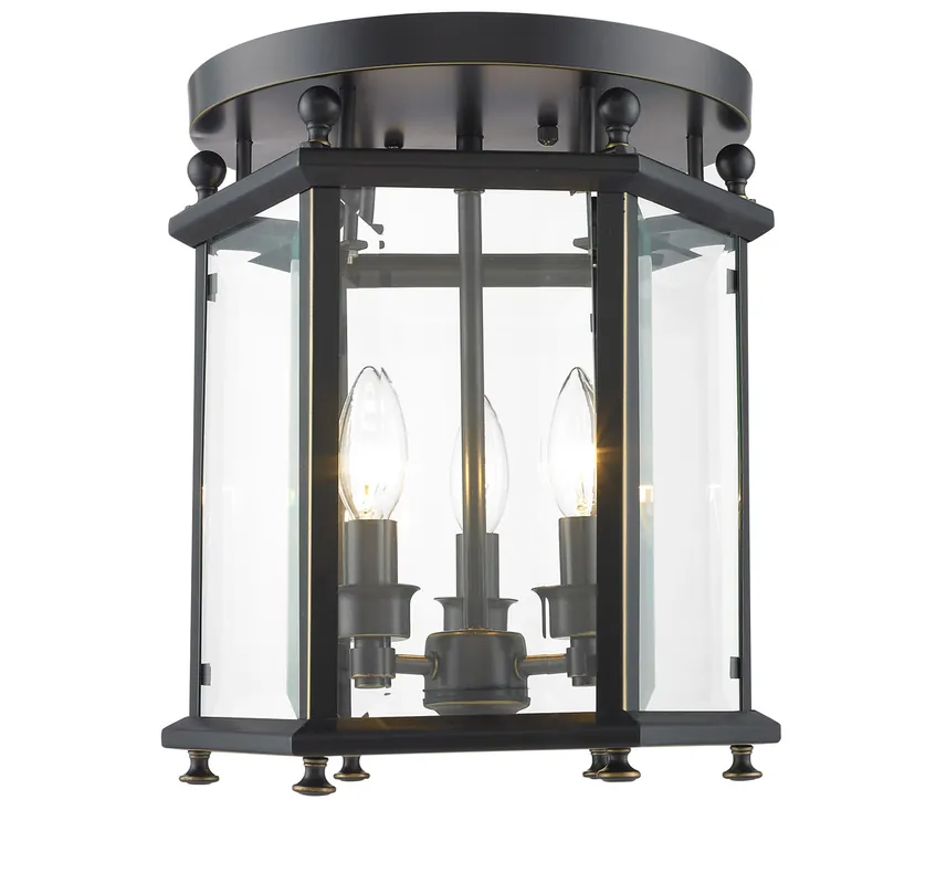 AB Series 12 inch Bronze Metal Flush Mount Ceiling Light Hot Picks