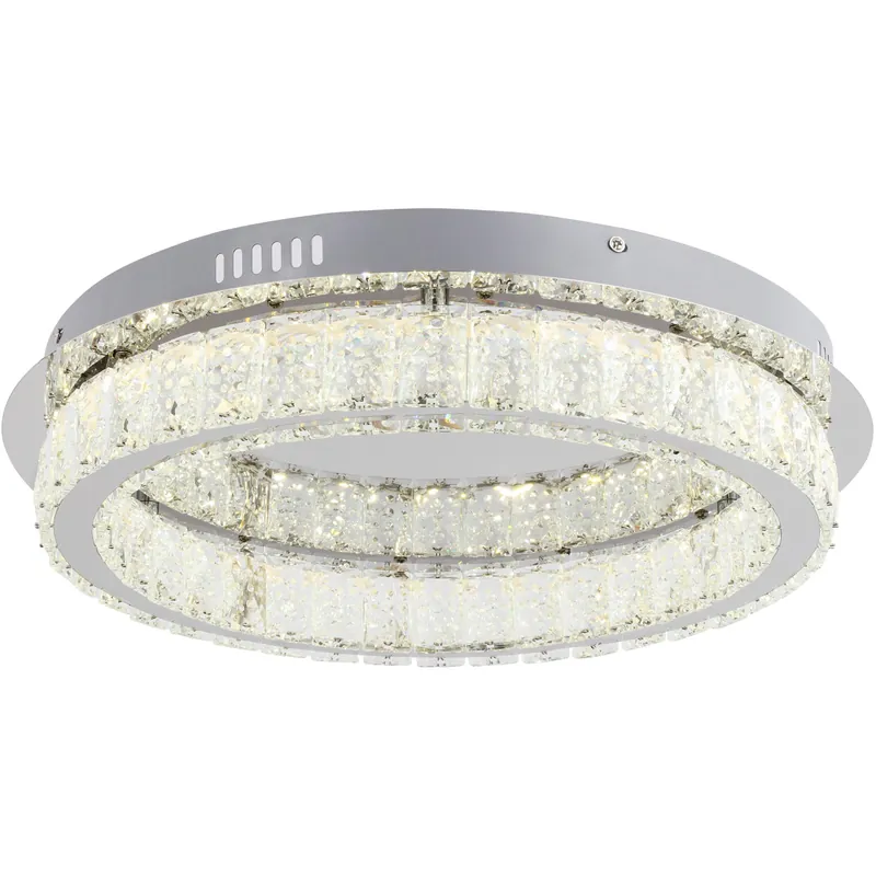 Canada LED 18 inch Chrome Flush Mount Ceiling Light Premium