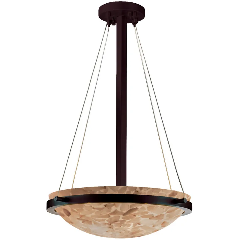 Alabaster Rocks LED 21 inch Matte Black Pendant Ceiling Light Buy Direct