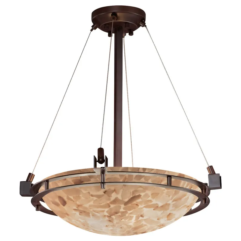 Alabaster Rocks LED 22 inch Dark Bronze Pendant Ceiling Light Exclusive Offer
