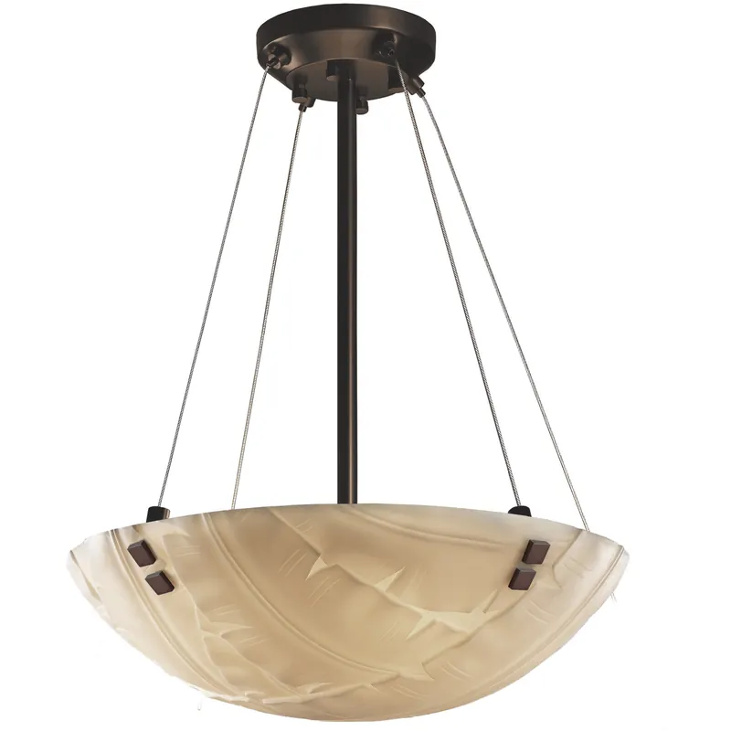 Deal Porcelina 3 Light 21 inch Dark Bronze Pendant Ceiling Light, Finials Family, Choices