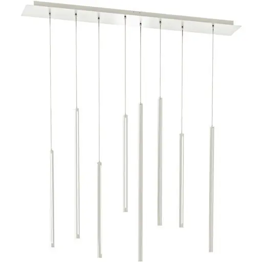 Linea LED 2 inch White Pendant Ceiling Light, Cylinder Cluster Bargain