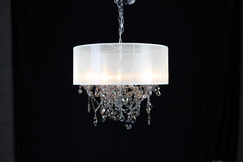 Canada 6 Light 25 inch Chrome Chandelier Ceiling Light Direct From Manufacturer