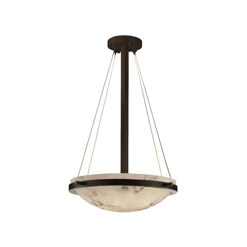 Express Delivery LumenAria LED 21 inch Matte Black Pendant Ceiling Light
