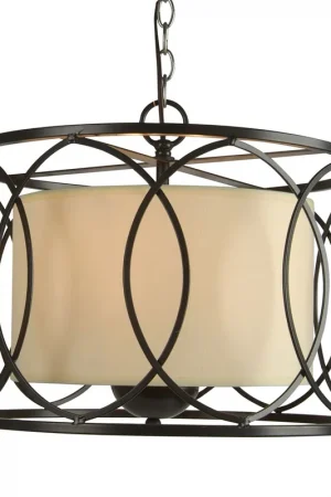 YS Series 16 inch Pendant Ceiling Light, Bronze Frame Trending