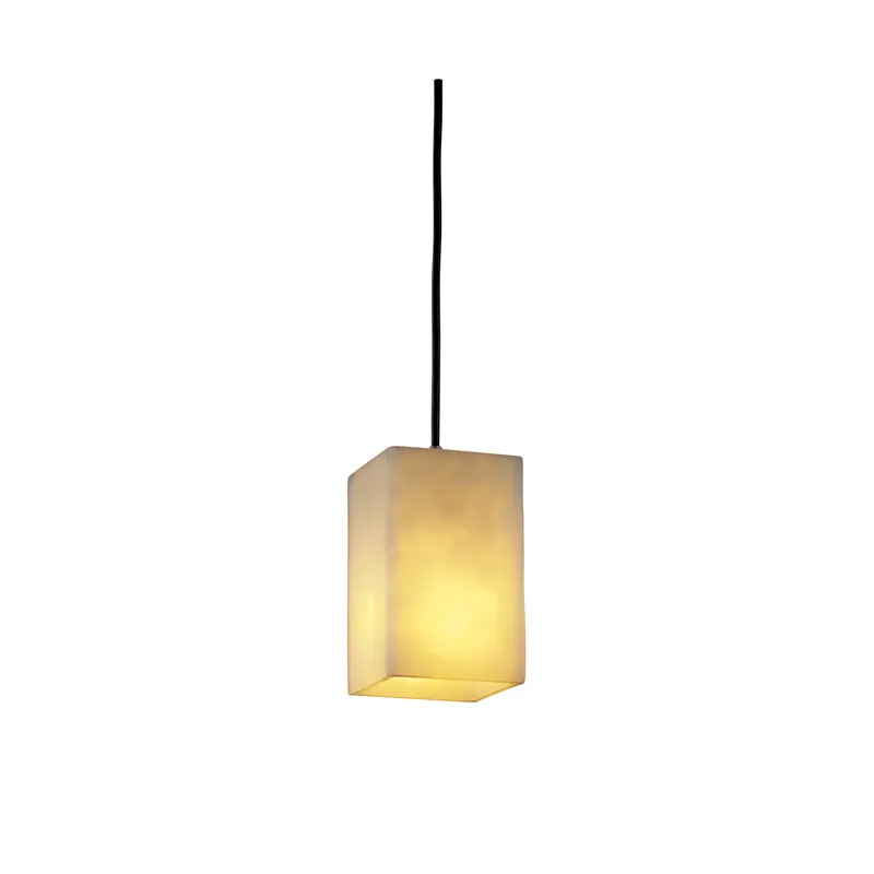 Order Now Clouds 1 Light 4 inch Brushed Nickel Pendant Ceiling Light in Black Cord, Square with Flat Rim