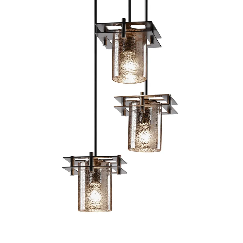 Super Sale Fusion LED 7 inch Polished Chrome Pendant Ceiling Light in 2100 Lm LED, Cord, Cylinder with Flat Rim, Frosted Crackle