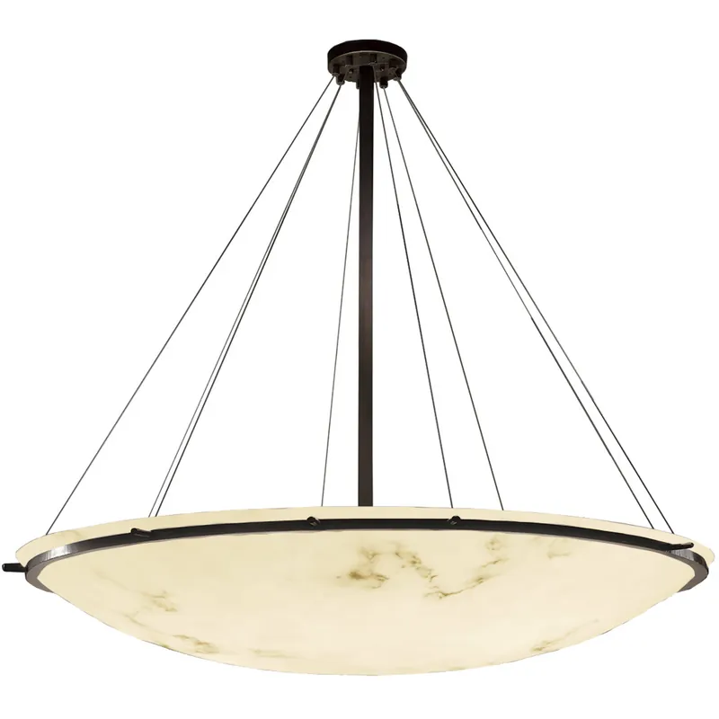 LumenAria 12 Light 63 inch Dark Bronze Pendant Ceiling Light, Ring Family, Choices Cheap