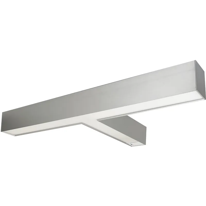 Free Shipping L-Line LED 3.25 inch Aluminum LED Indirect/Direct Linear Ceiling Light, T-Shaped, Selectable CCT