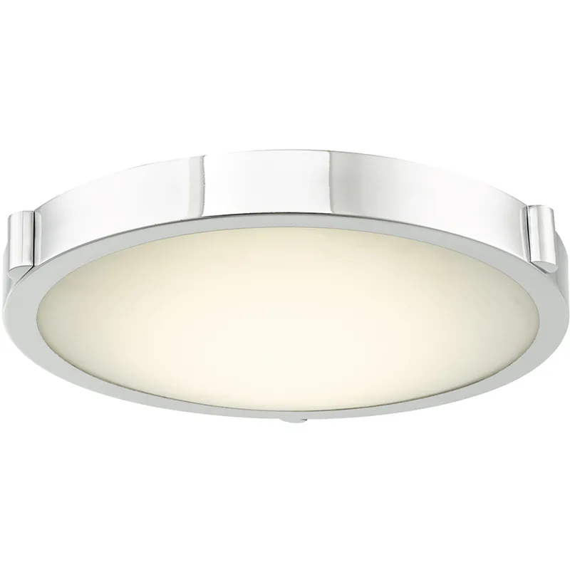 Halo LED 12.9 inch Chrome Flush Mount Ceiling Light Professional Grade