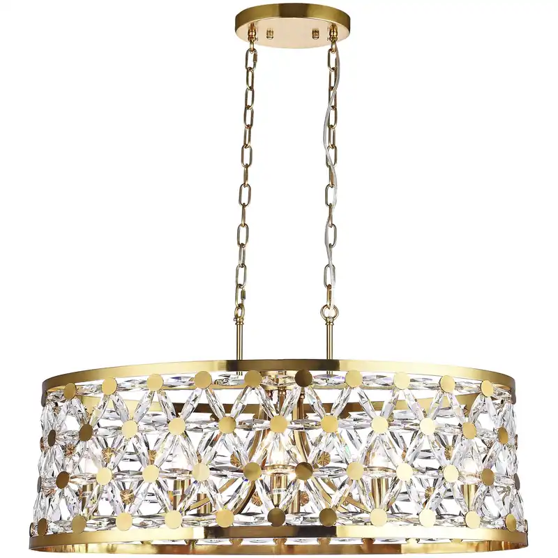 Canada 8 Light 16 inch Copper Chandelier Ceiling Light Price Drop