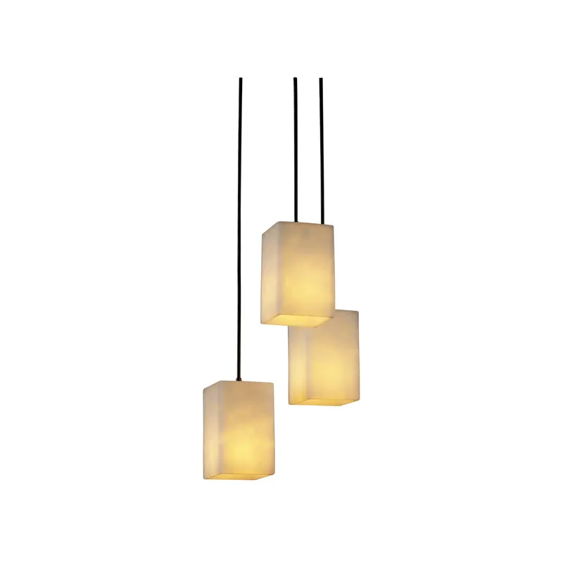 Clouds 3 Light 4 inch Dark Bronze Pendant Ceiling Light in Black Cord, Square with Flat Rim Best Price