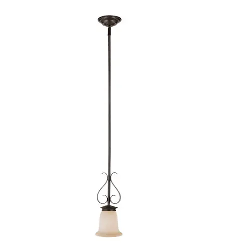 Georgian 1 Light 6 inch Black Pendant Ceiling Light Handmade