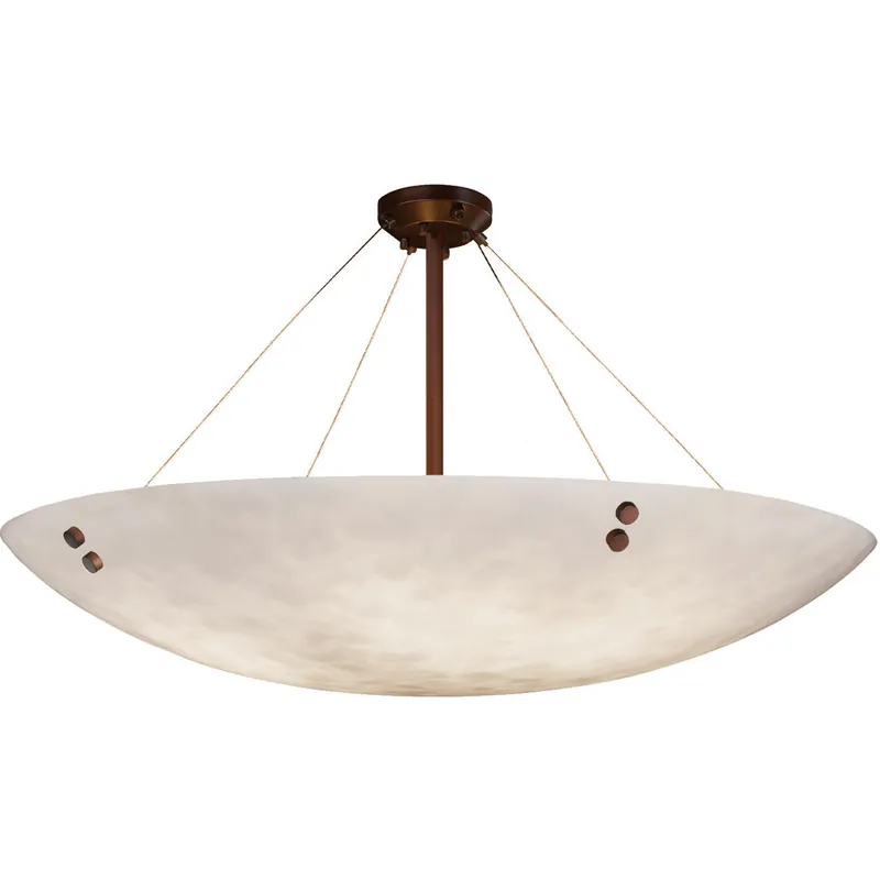 Clouds LED 63 inch Dark Bronze Semi-Flush Ceiling Light New Arrival