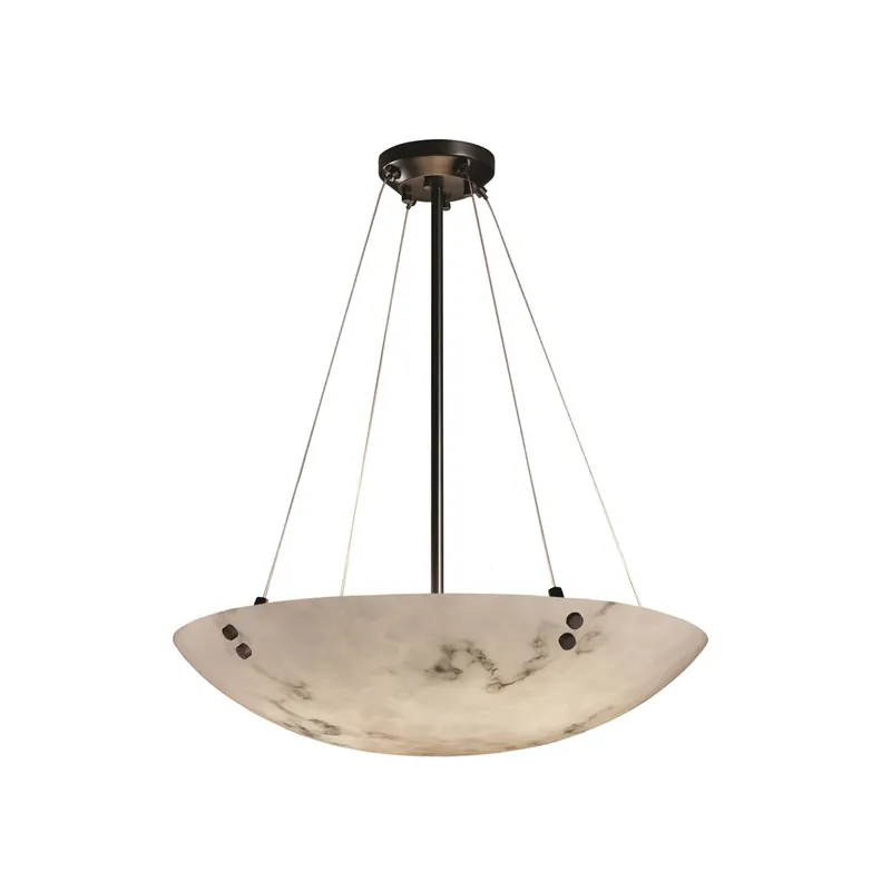 LumenAria LED 63 inch Matte Black Pendant Ceiling Light In Demand