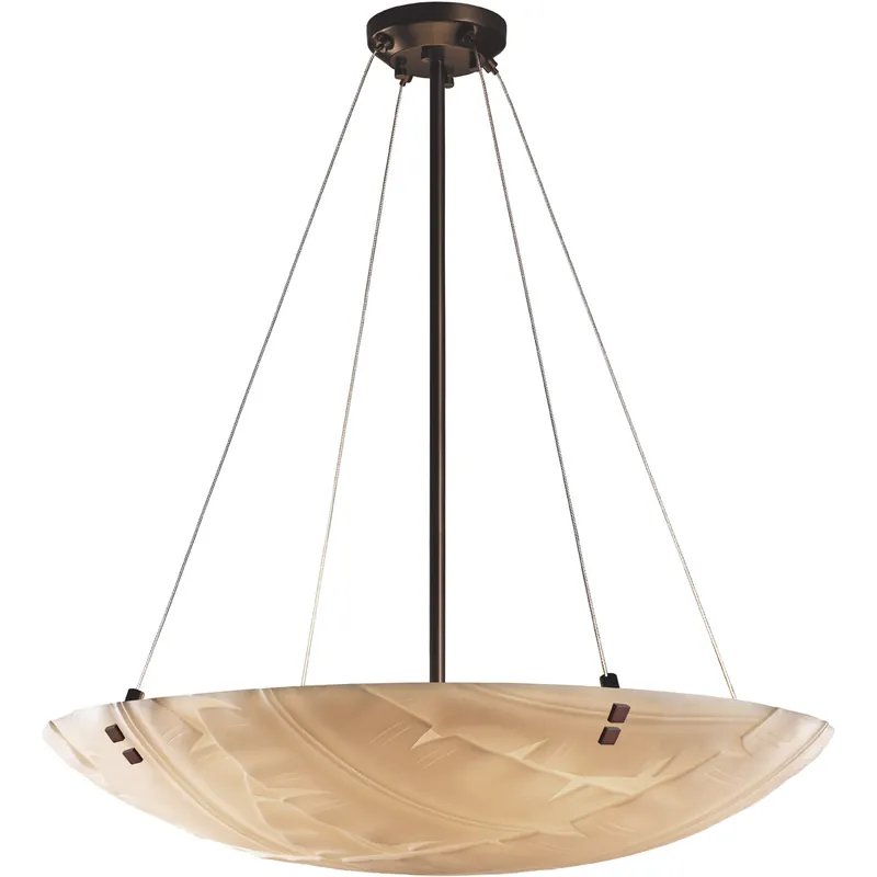 Latest Porcelina LED 39 inch Dark Bronze Pendant Ceiling Light