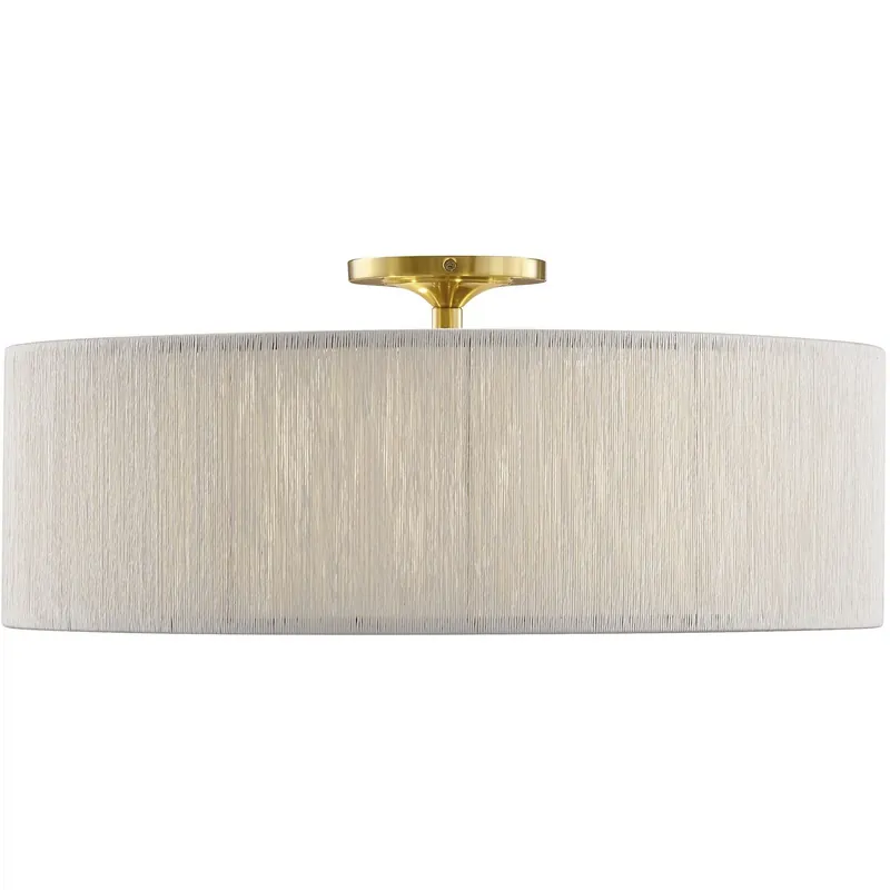 Genuine Maynard 4 Light 22 inch Warm Brass Flush Mount Ceiling Light