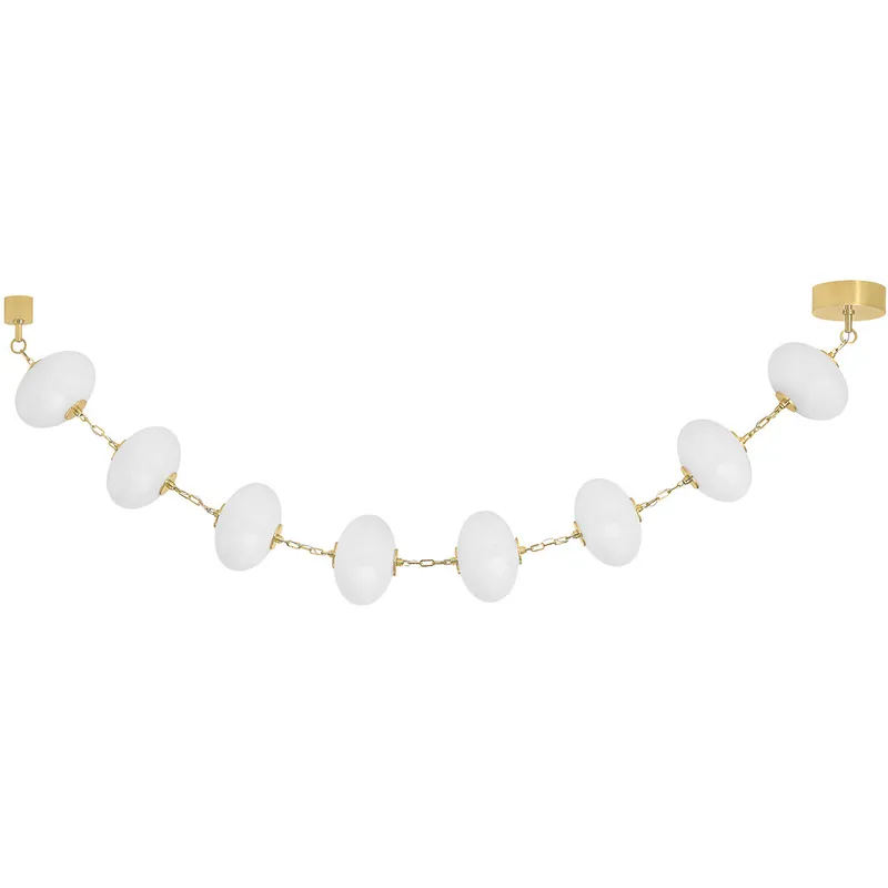 Discount Nephele LED 98.5 inch Vintage Polished Brass Pendant Ceiling Light