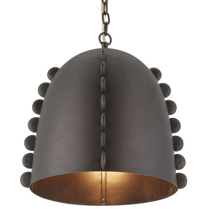 Premium Hobbes 1 Light 13.5 inch Bronze Pendant Ceiling Light