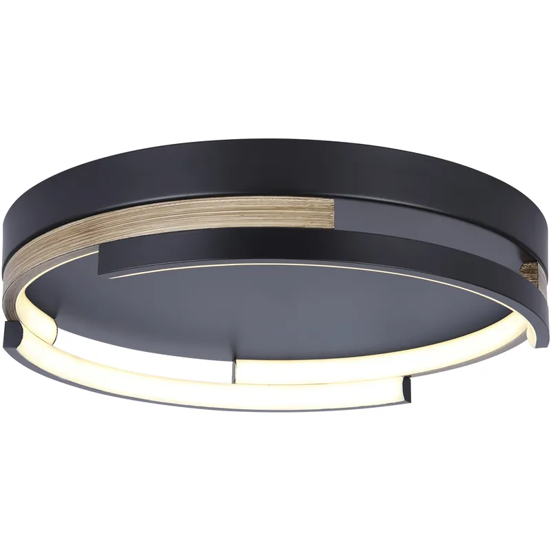 Azria LED 15 inch Matte Black Flush Mount Ceiling Light Hot Picks
