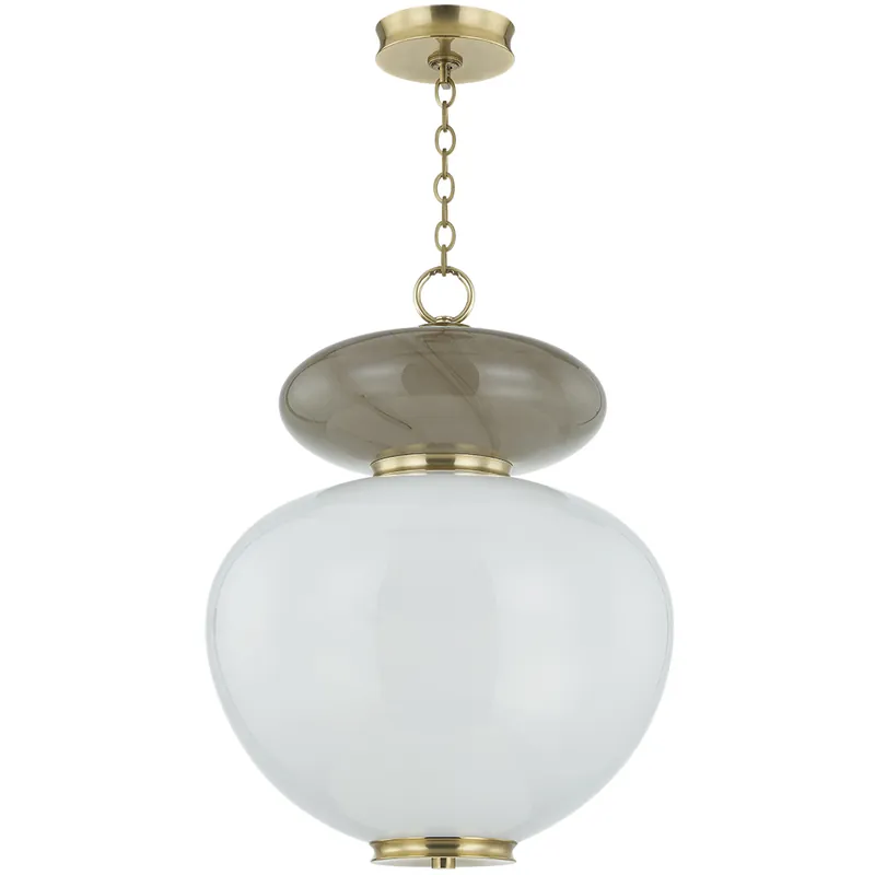 Don’t Miss Out Syros LED 19.25 inch Vintage Brass Pendant Ceiling Light