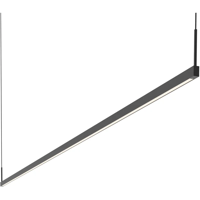 Cheap Thin-Line LED 96 inch Satin Black Pendant Ceiling Light